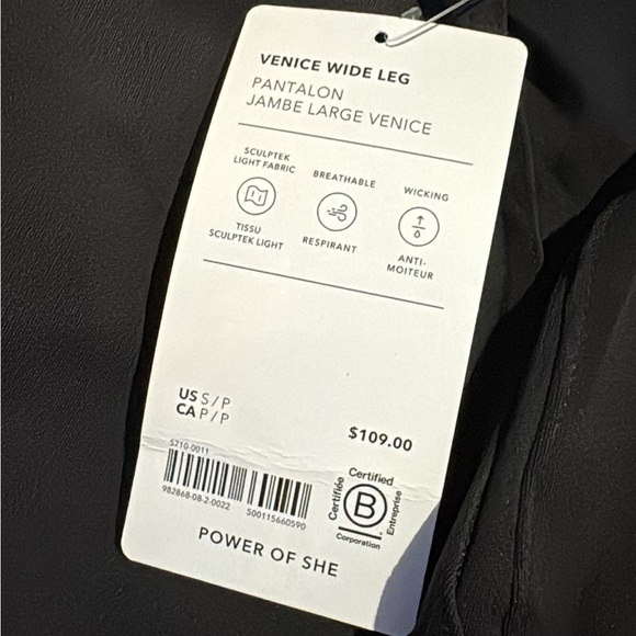 Athleta Venice Wide Leg // Black #982868 - Picture 14 of 16